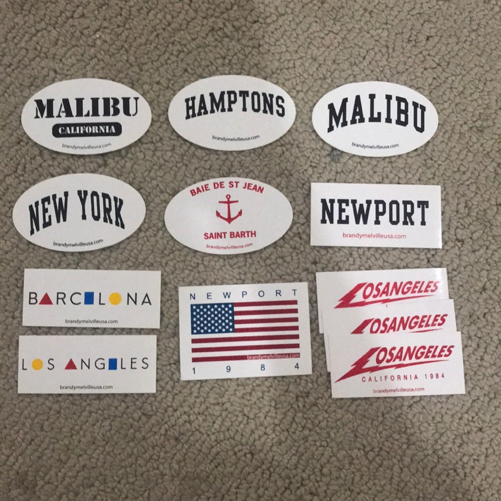 brandy location sticker collection